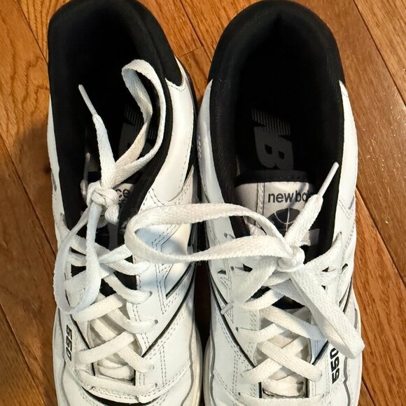 New Balance Unisex BB550 Black & White M10.5/W12 - Picture 6 of 9
